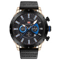 Luminous Waterproof Leather Quartz Watch For Men