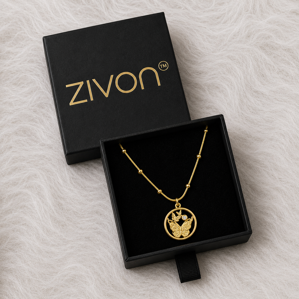 18K Butterfly Bloom Necklace