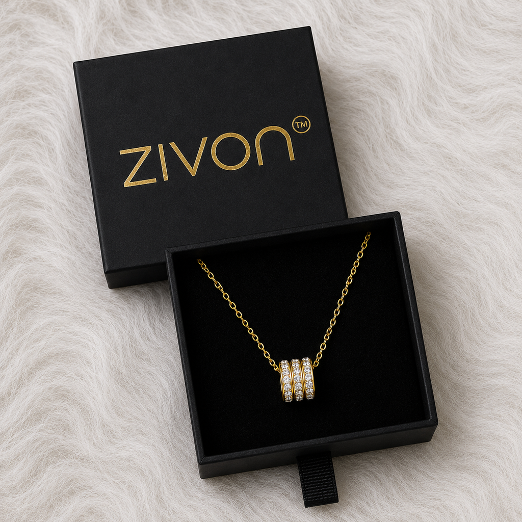18K Trio Shine Necklace