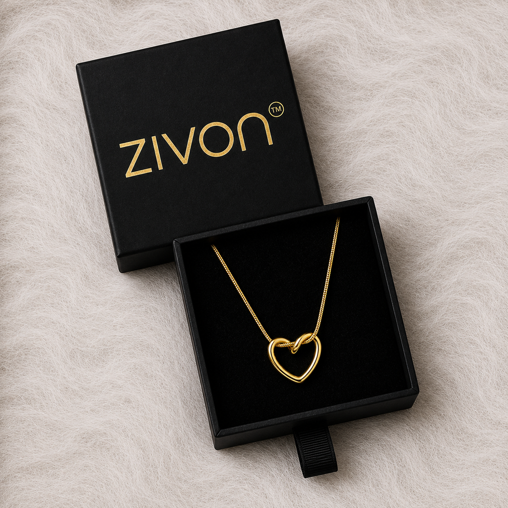 18K Infinity Heart Necklace