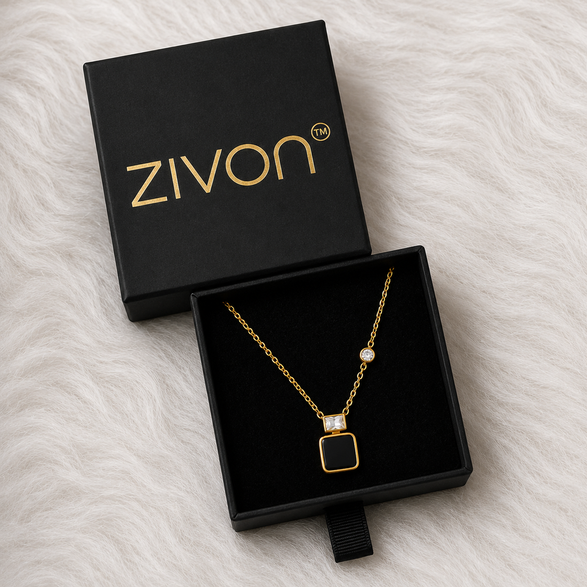18K Noir Charm Necklace