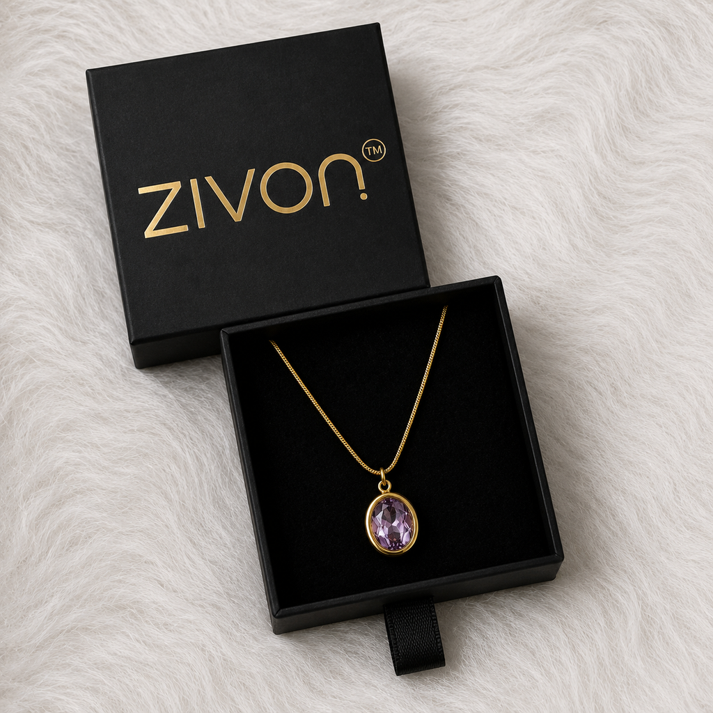 18K Gold Plated Crystal Necklace