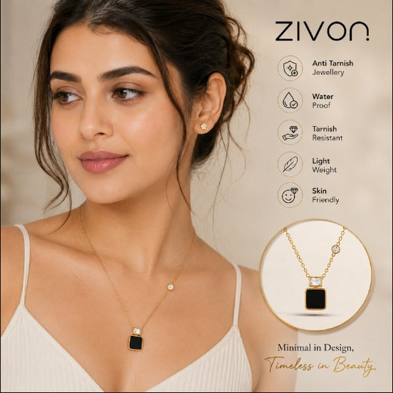18K Noir Charm Necklace