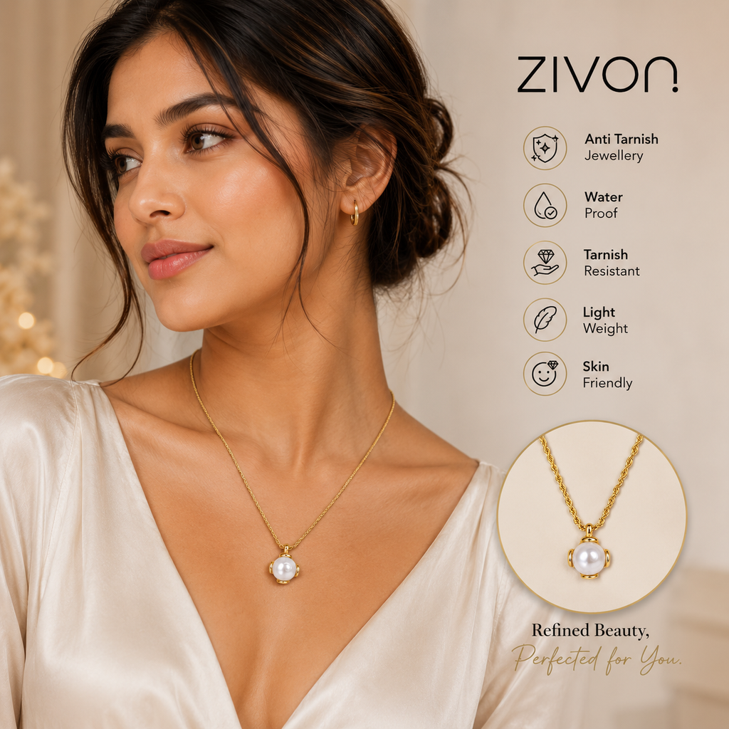 18K Pearl Glow Necklace