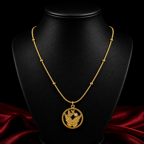 18K Butterfly Bloom Necklace