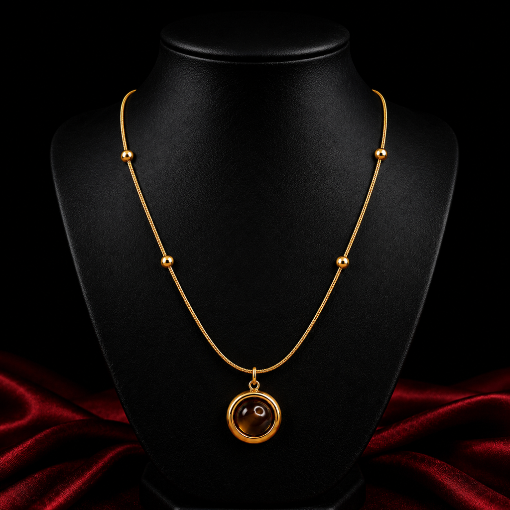18K Mocha Glow Necklace