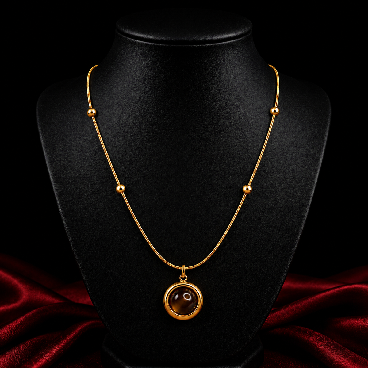 18K Mocha Glow Necklace