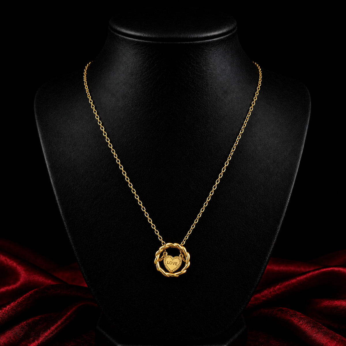18K Love Knot Necklace