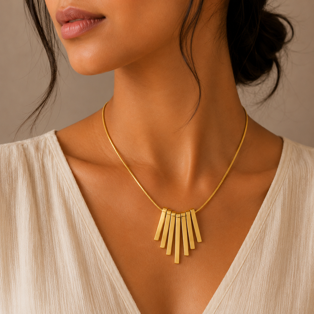 18K Cascade Necklace
