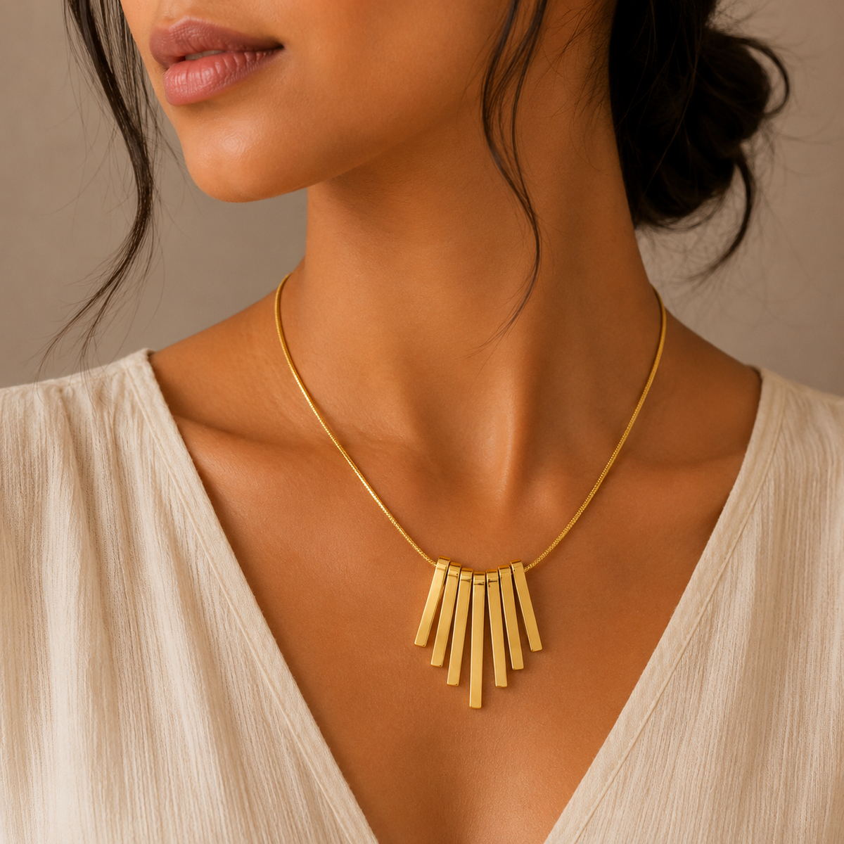 18K Cascade Necklace