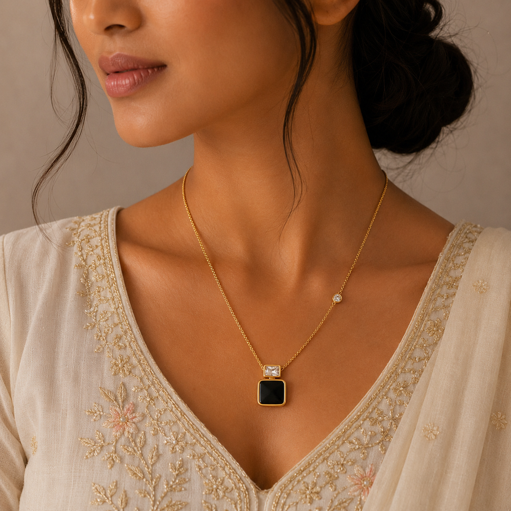 18K Noir Charm Necklace