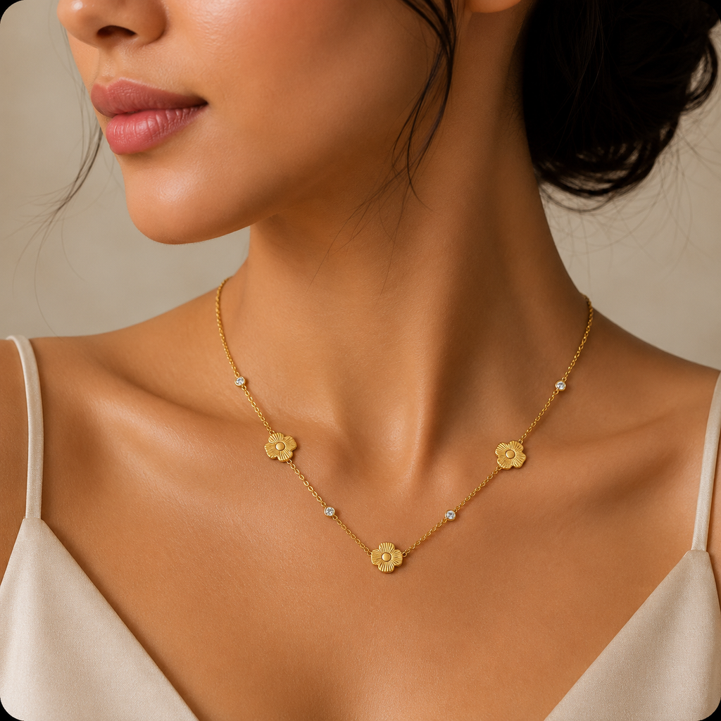 18K Blossom Necklace