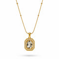 18K Gold Plated Aura Pendant Necklace