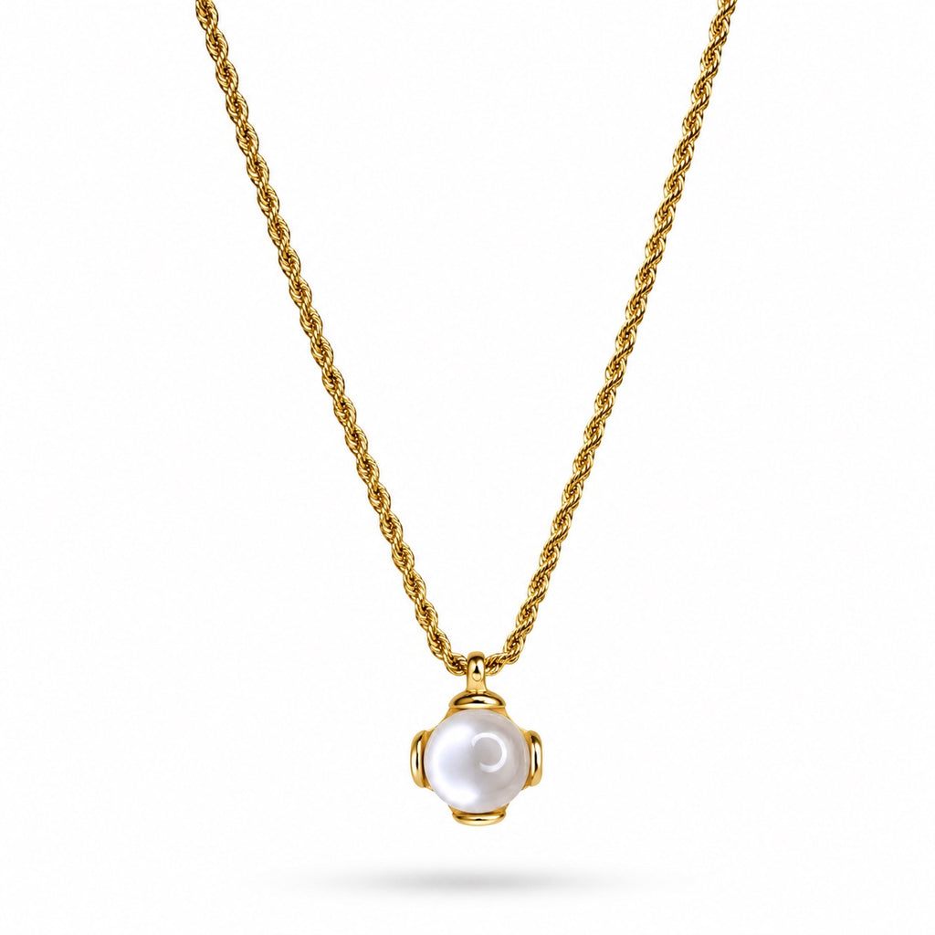 18K Pearl Glow Necklace