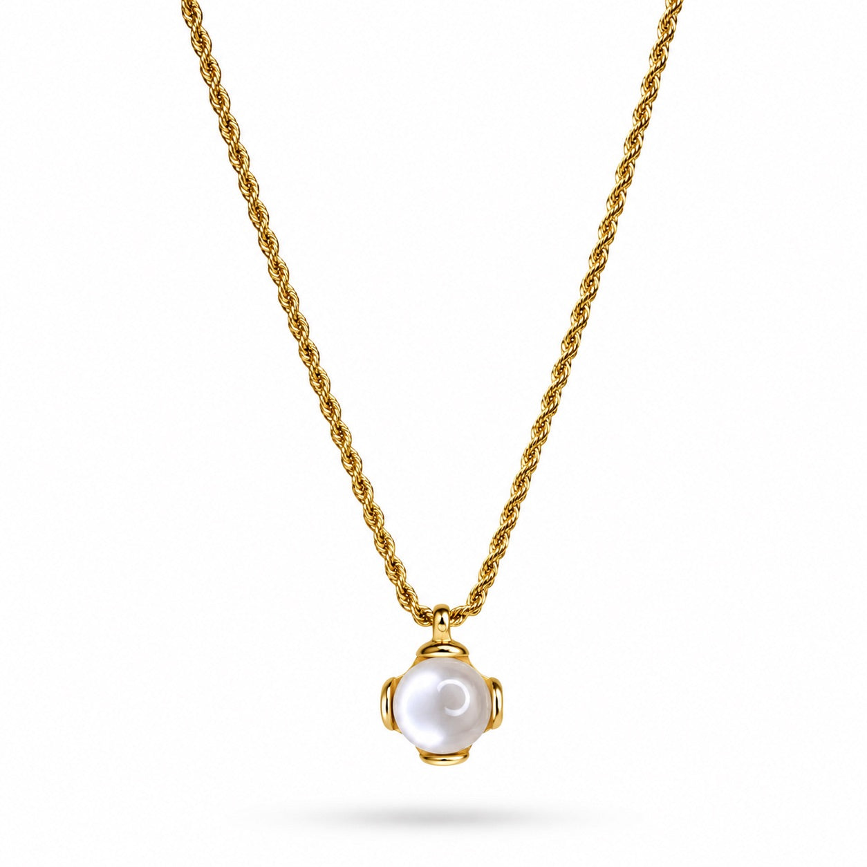 18K Pearl Glow Necklace