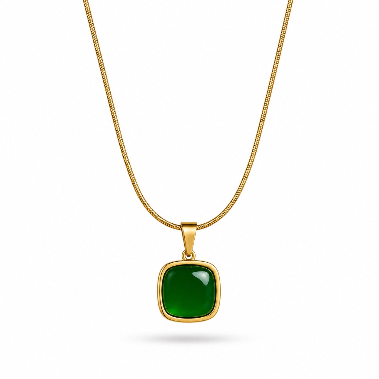 18K Jade Necklace