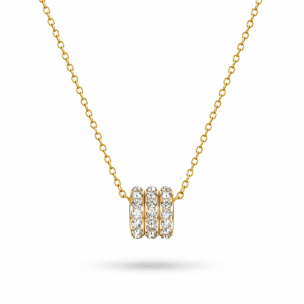 18K Trio Shine Necklace