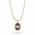 18K Gold Plated Crystal Necklace