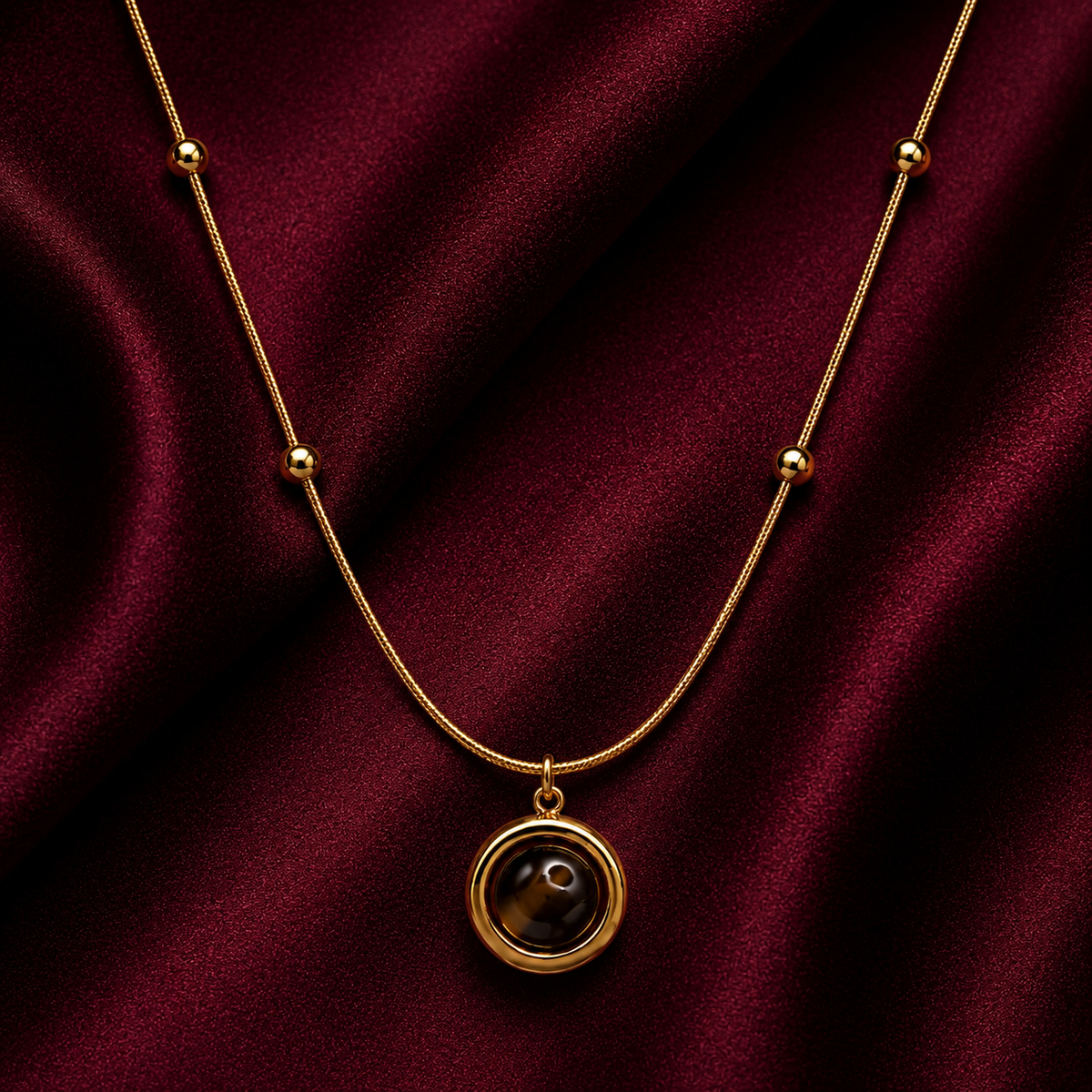 18K Mocha Glow Necklace