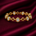 18K Crystal Link Eternity Ring