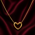 18K Infinity Heart Necklace
