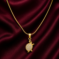 18K Turtle Charm Necklace