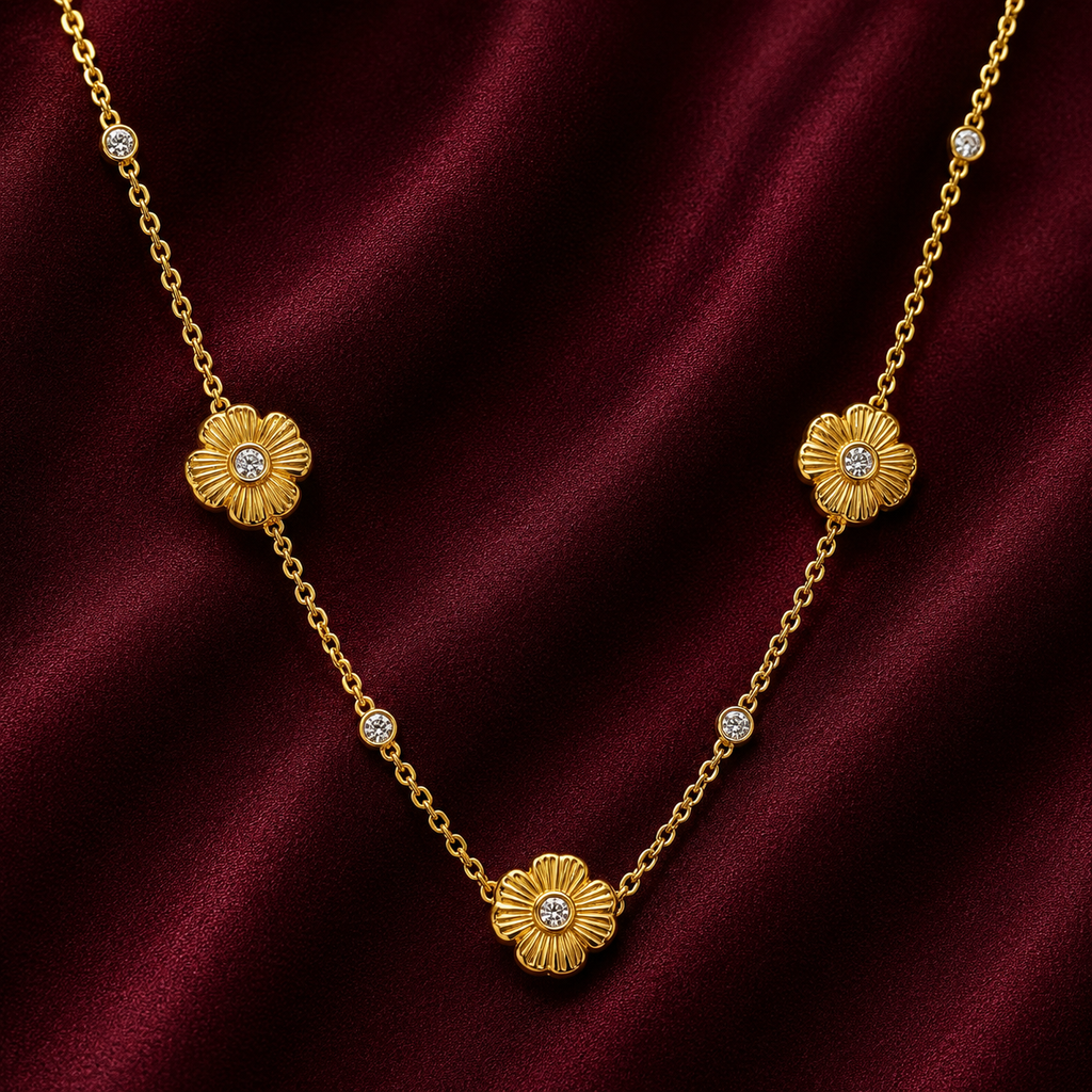 18K Blossom Necklace