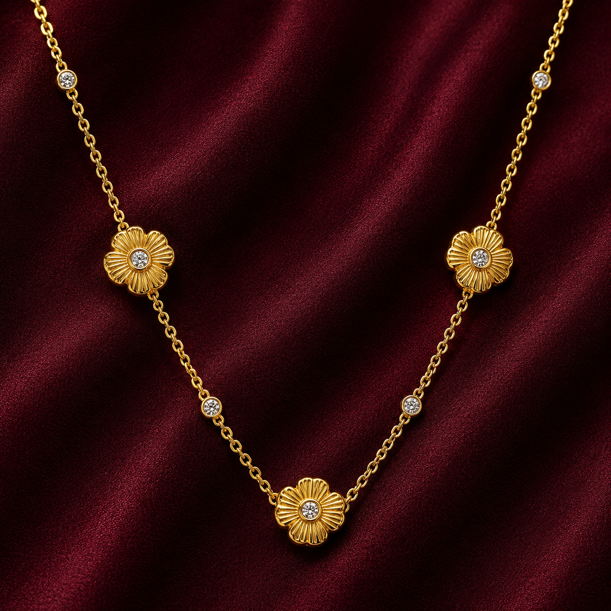 18K Blossom Necklace