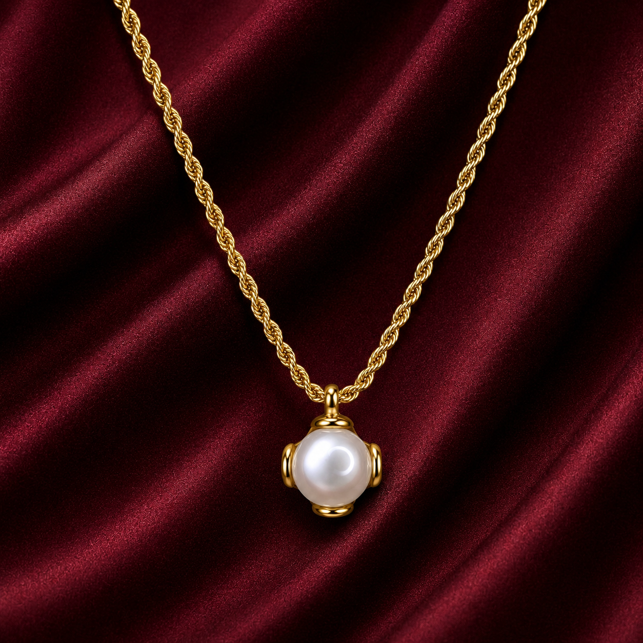 18K Pearl Glow Necklace