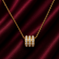18K Trio Shine Necklace