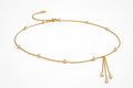 Gold Tassel Necklace