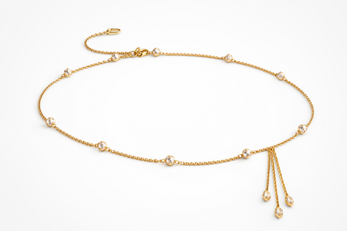 Gold Tassel Necklace